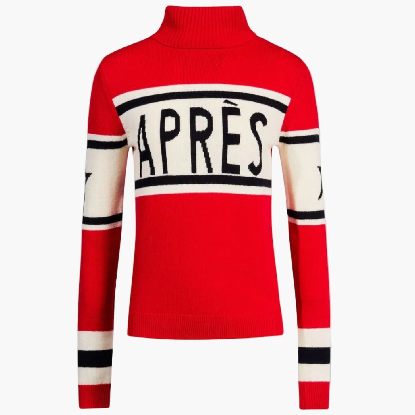 Women's Après-Ski Turtleneck Sweater – Luxury Merino Wool Winter Pullover, Après-Ski Lodge Style