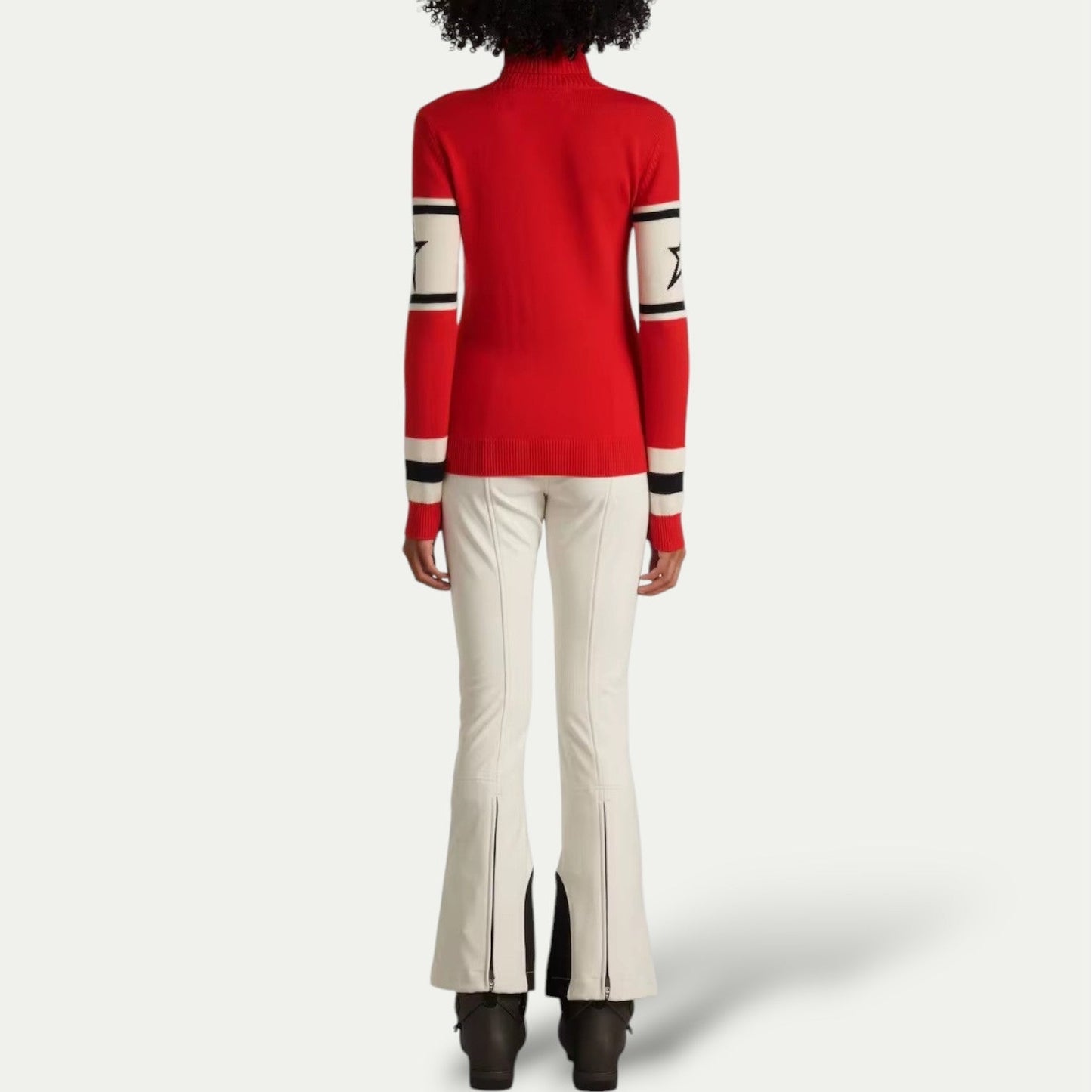 Women's Après-Ski Turtleneck Sweater – Luxury Merino Wool Winter Pullover, Après-Ski Lodge Style