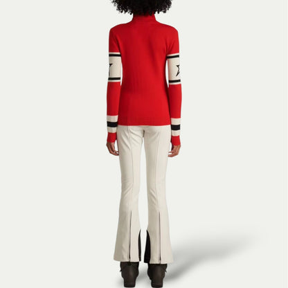 Women's Après-Ski Turtleneck Sweater – Luxury Merino Wool Winter Pullover, Après-Ski Lodge Style