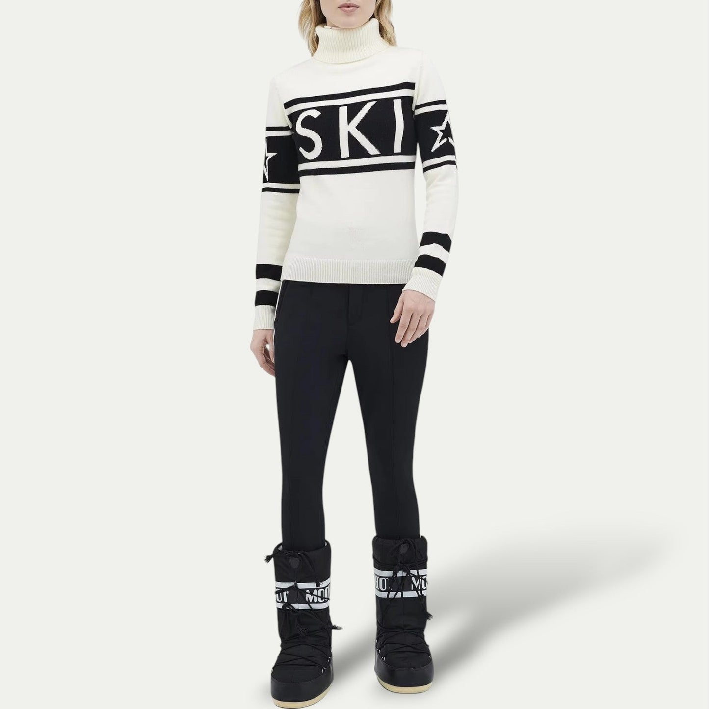 Women's Luxury Ski Turtleneck Sweater – Winter Performance & Après-Ski Style