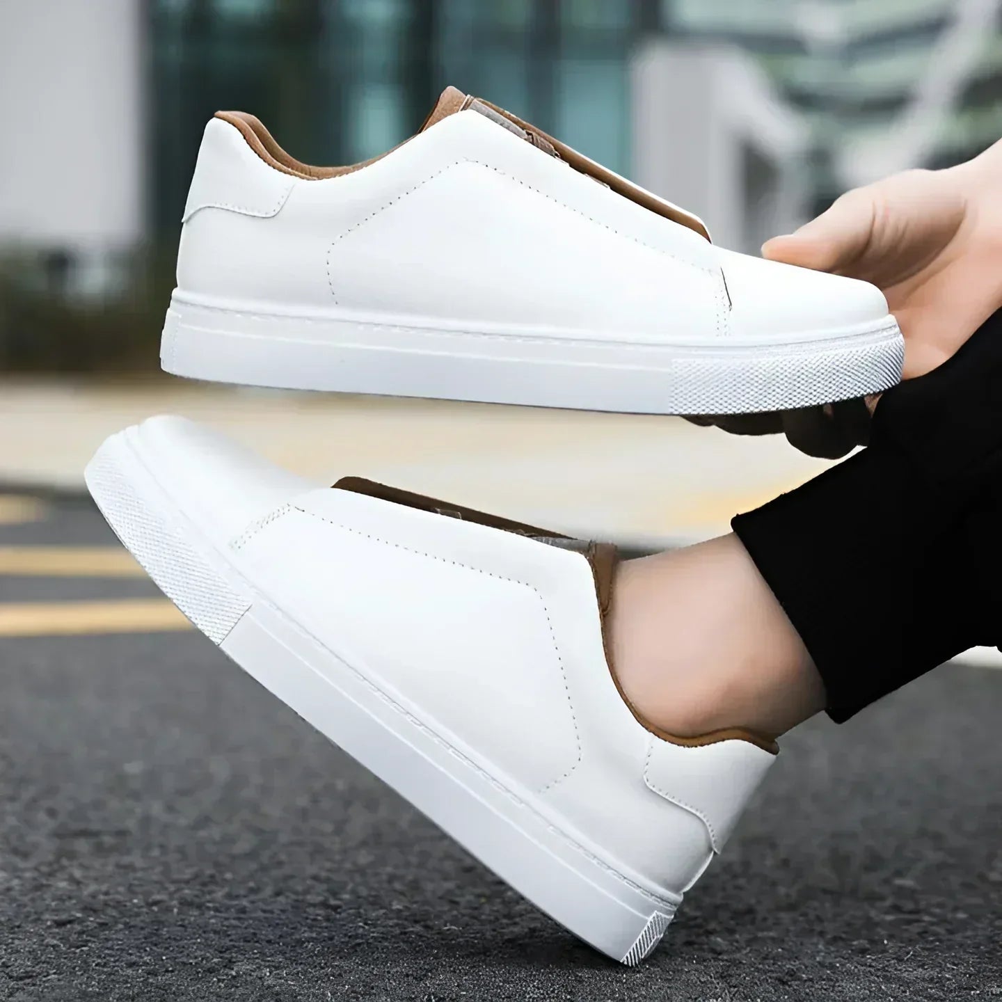 Men's Classic Style Comfortable Everyday Sneakers - Versatile Dress and Casual Shoes
