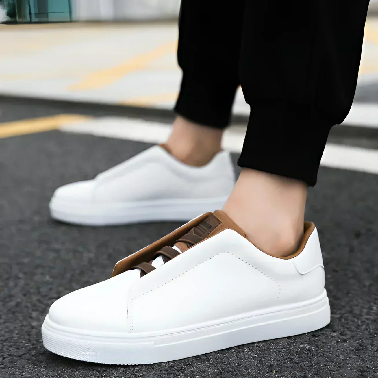 Men's Classic Style Comfortable Everyday Sneakers - Versatile Dress and Casual Shoes