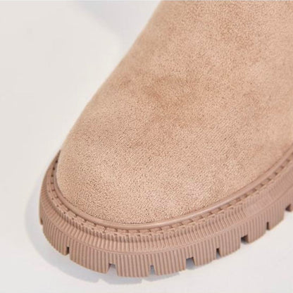 Women's Winter Waterproof Fur-Lined Casual Boots with Non-Slip Sole
