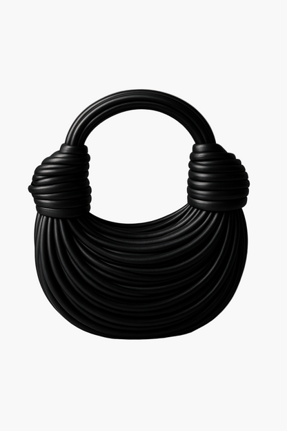 Women's Sculptural Handwoven Modern Noodle-Style Handbag for Daily Wear