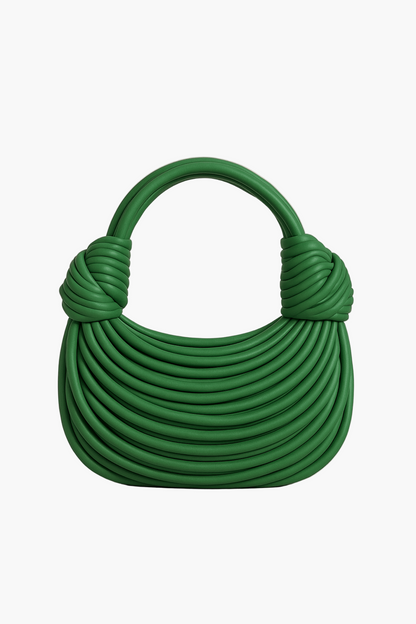 Women's Sculptural Handwoven Modern Noodle-Style Handbag for Daily Wear
