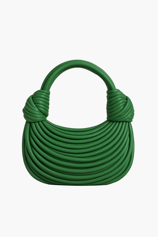 Women's Sculptural Handwoven Modern Noodle-Style Handbag for Daily Wear
