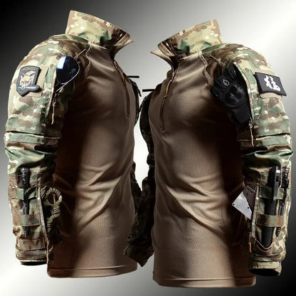 Men's Tactical Combat Suit Set – Utility Outdoor Military Uniform for Versatile Use