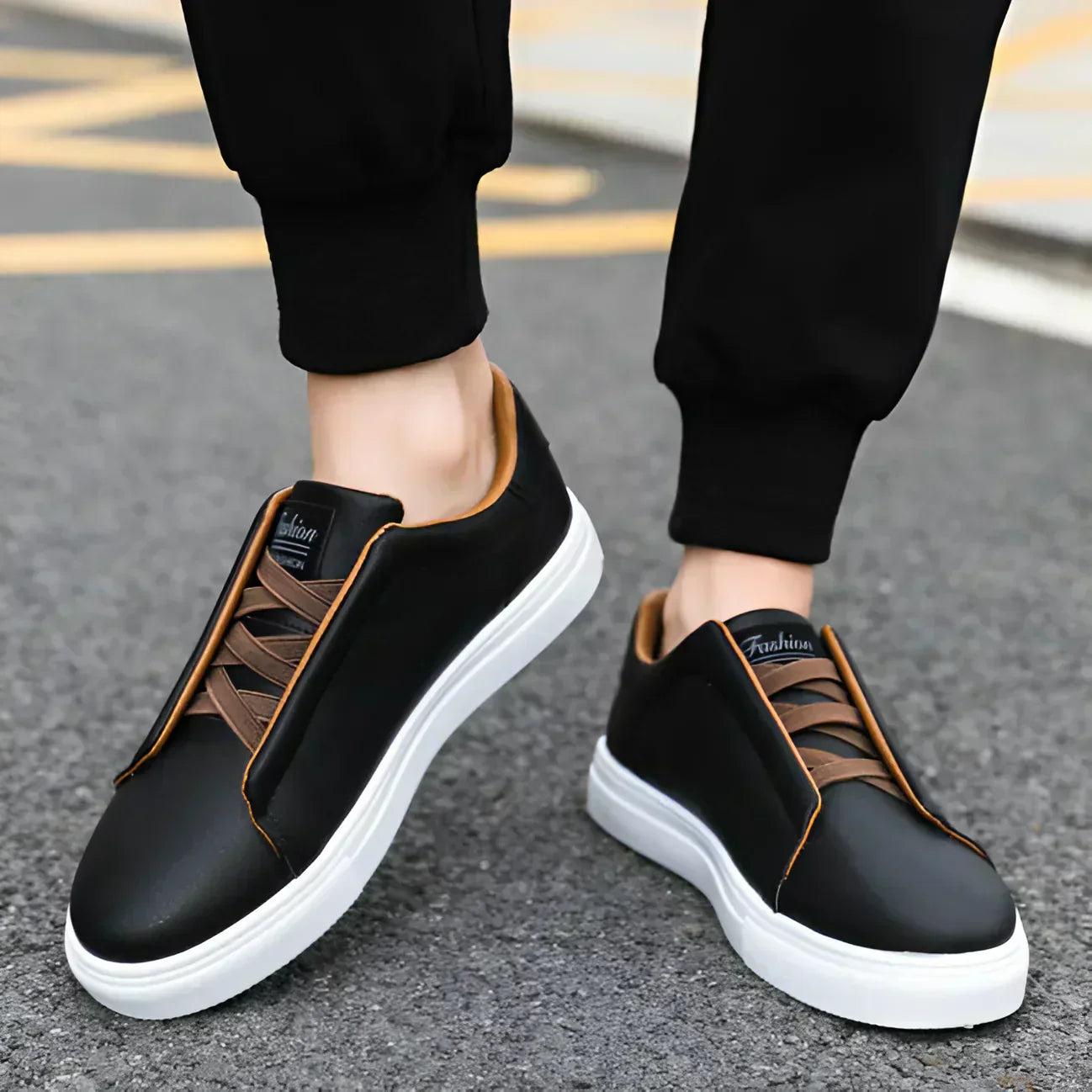 Men's Classic Style Comfortable Everyday Sneakers - Versatile Dress and Casual Shoes