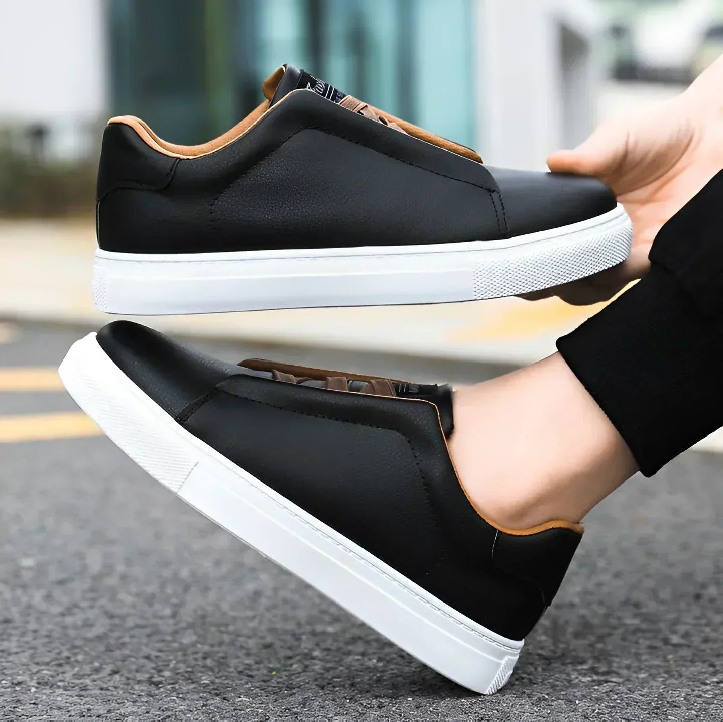 Men's Classic Style Comfortable Everyday Sneakers - Versatile Dress and Casual Shoes
