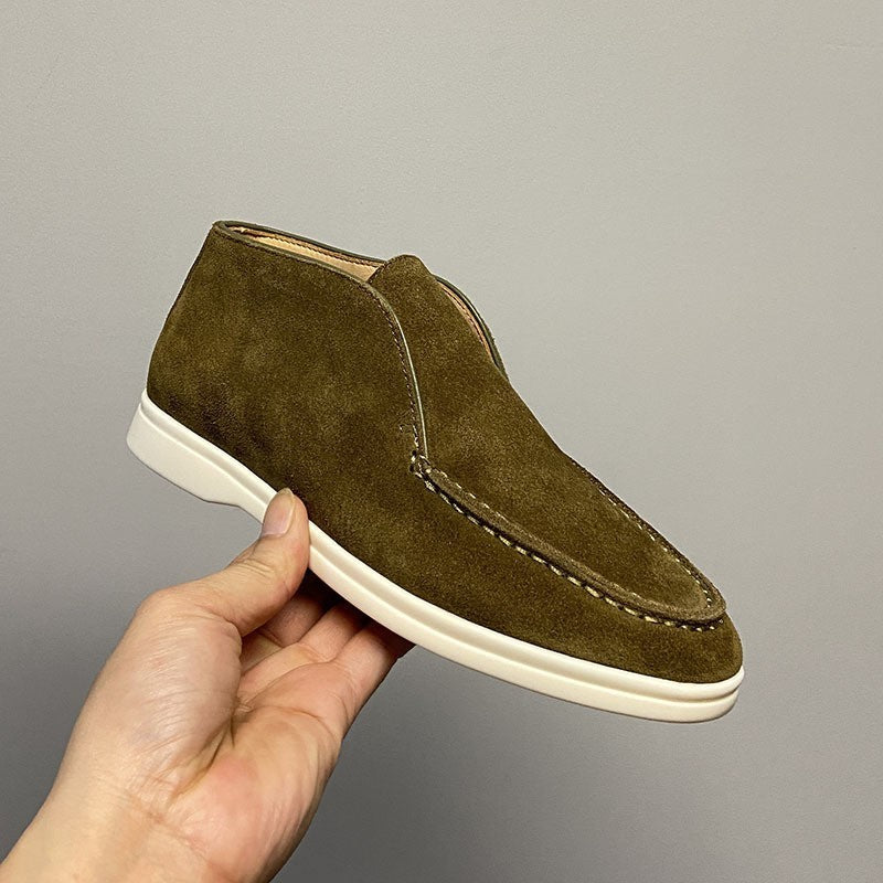 Catherine – Retro Flat Ankle-length Loafers