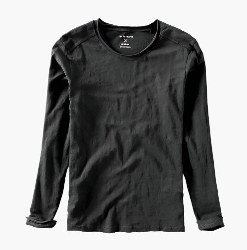 Men's Layered Look Long Sleeve V-Neck Casual Shirt – Smart-Casual Style