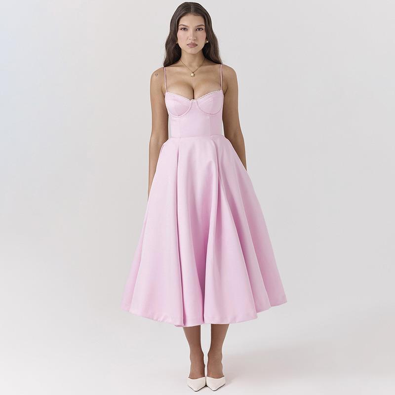 Jade – Slim-fit Corset Dress with Steel Ring