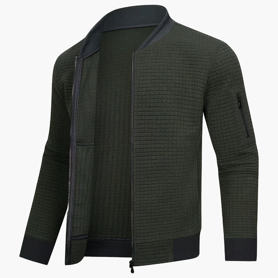Men's Minimalist Bomber Jacket for Everyday Style and Comfort