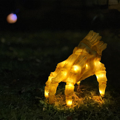 Halloween Glowing Walking Zombie Hand Prop for Spooky Party Decorations
