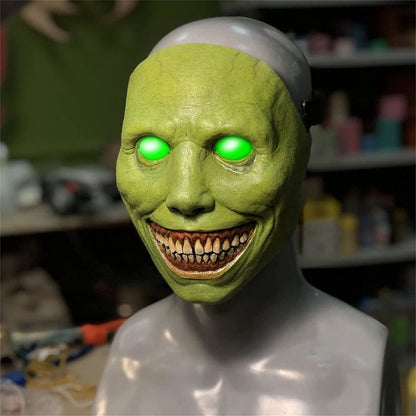 Halloween Creepy Demon Mask for Adults - Scary Latex Costume Accessory