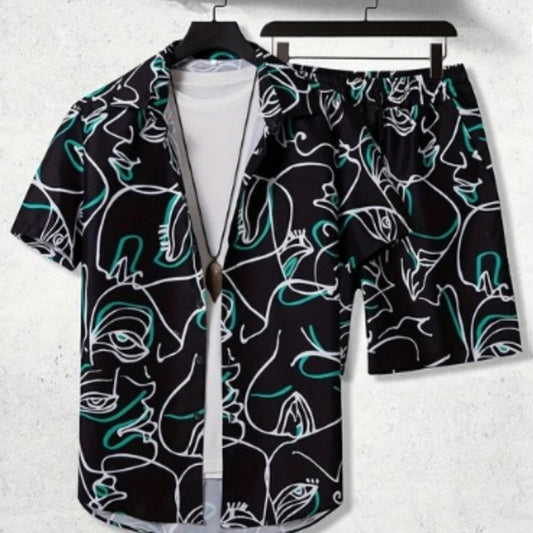 Bruce – Casual Men's Shirt and Shorts Set