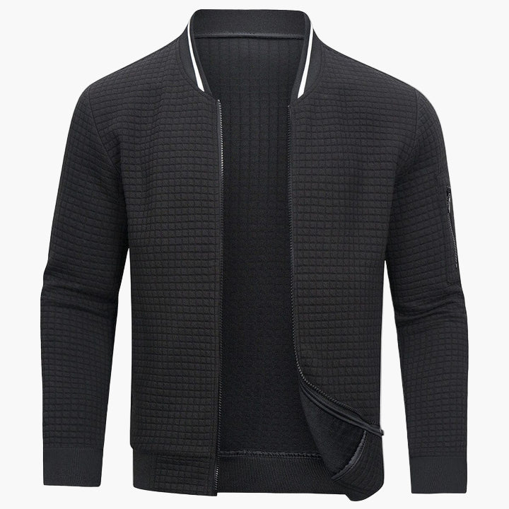 Men's Minimalist Bomber Jacket for Everyday Style and Comfort