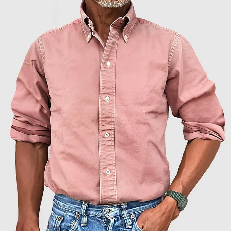 Steven – Long Sleeve Lapel Shirt