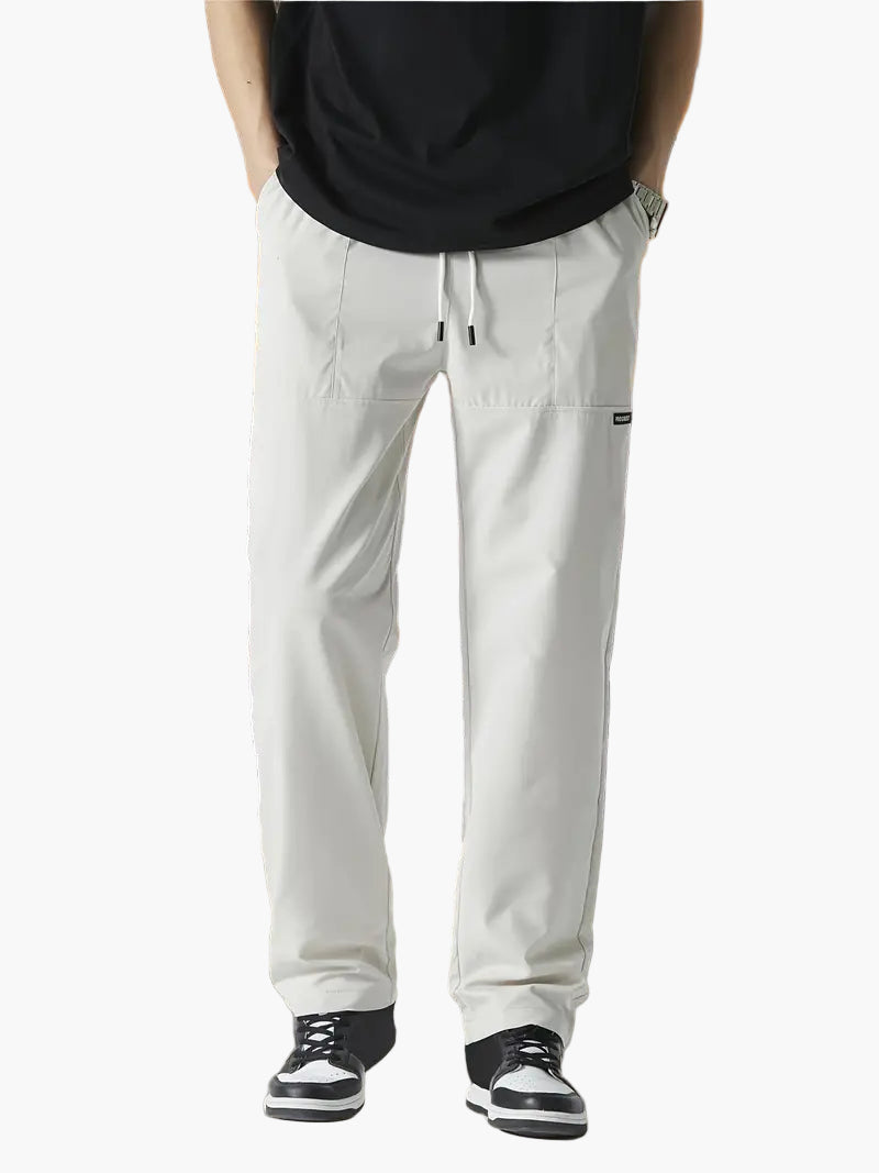 Men's Classic Straight-Leg Jogger Pants for Everyday Comfort and Style