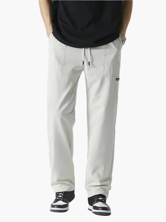 Men's Classic Straight-Leg Jogger Pants for Everyday Comfort and Style