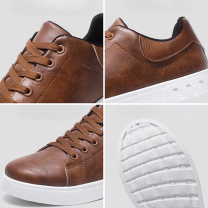 Men's Classic Vegan Leather Sneakers – Stylish Everyday Comfort Footwear