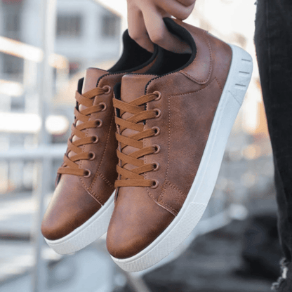 Men's Classic Vegan Leather Sneakers – Stylish Everyday Comfort Footwear