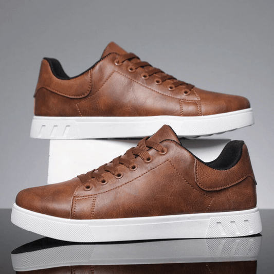 Men's Classic Vegan Leather Sneakers – Stylish Everyday Comfort Footwear