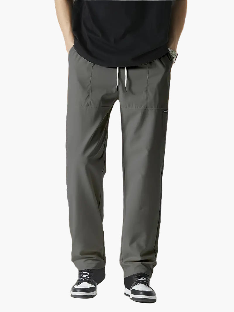 Men's Classic Straight-Leg Jogger Pants for Everyday Comfort and Style