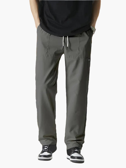 Men's Classic Straight-Leg Jogger Pants for Everyday Comfort and Style