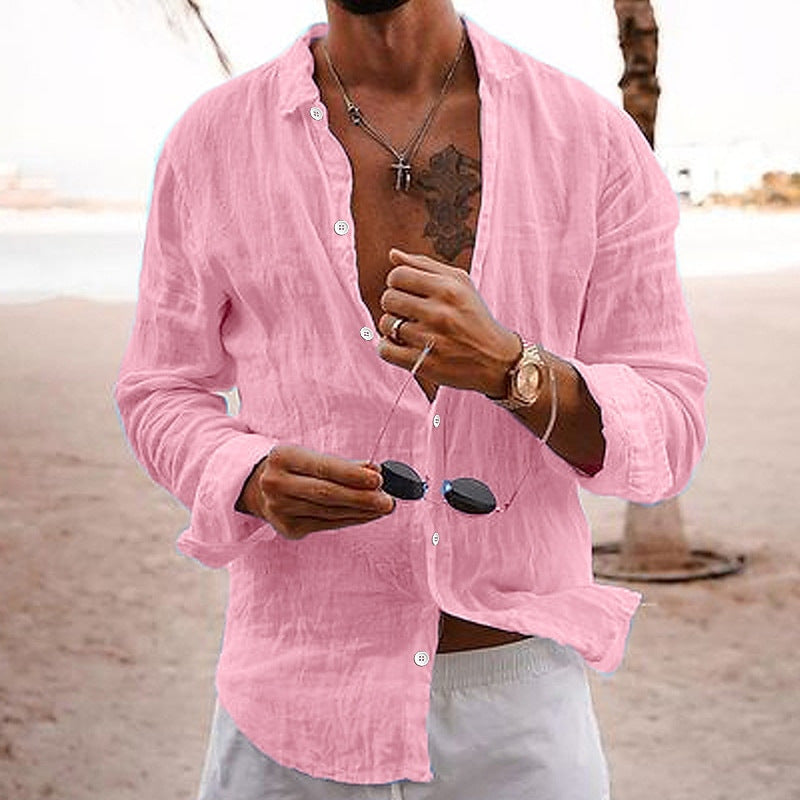 Lewis – Casual Cotton Linen Shirt