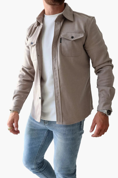 Men's Modern Shirt Jacket – Versatile Casual Style for Everyday Wear