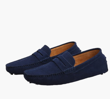 Men's Classic Penny Loafers – Italian Style Slip-On Dress Shoes for Everyday Comfort