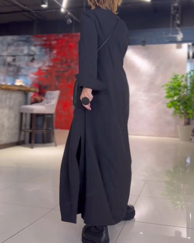 Women's Elegant Loose Maxi Shift Dress for Everyday and Special Occasions