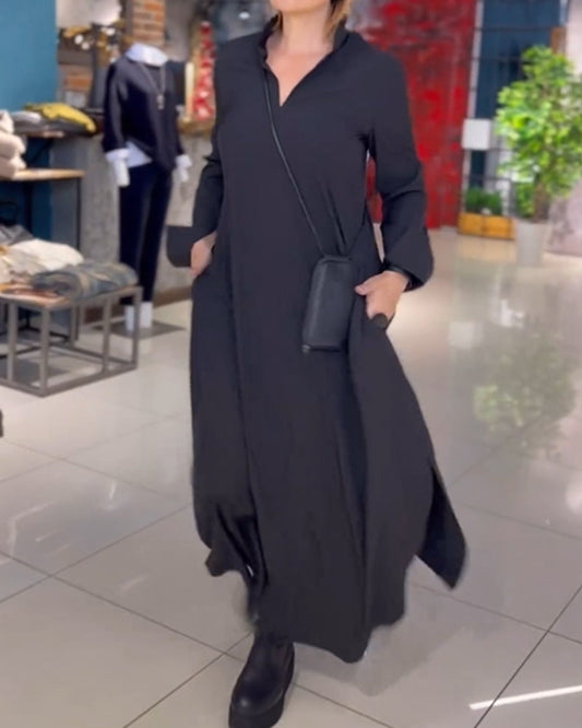 Women's Elegant Loose Maxi Shift Dress for Everyday and Special Occasions