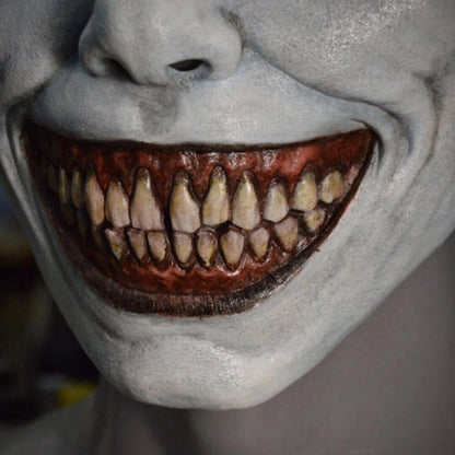 Halloween Creepy Demon Mask for Adults - Scary Latex Costume Accessory