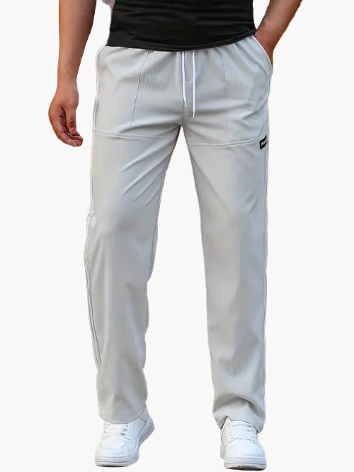 Men's Classic Straight-Leg Jogger Pants for Everyday Comfort and Style