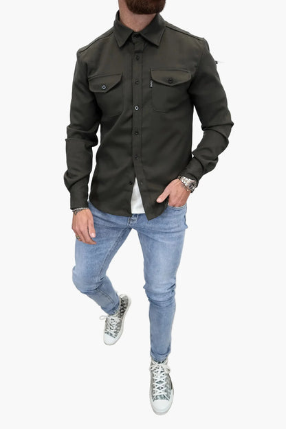 Men's Modern Shirt Jacket – Versatile Casual Style for Everyday Wear
