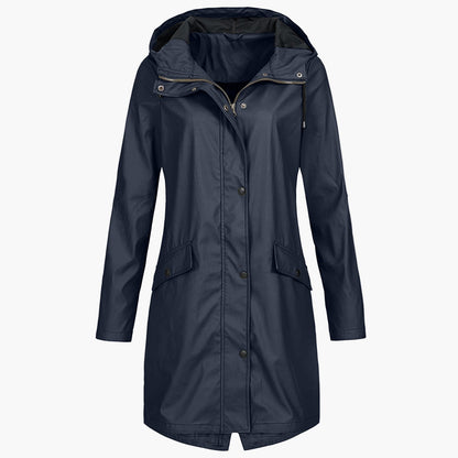 Women's Stylish Windproof Raincoat – Everyday Outdoor Waterproof Jacket