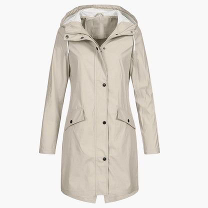 Women's Stylish Windproof Raincoat – Everyday Outdoor Waterproof Jacket