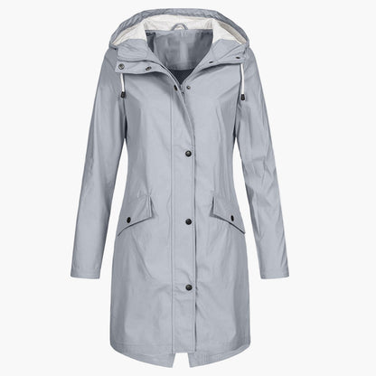 Women's Stylish Windproof Raincoat – Everyday Outdoor Waterproof Jacket