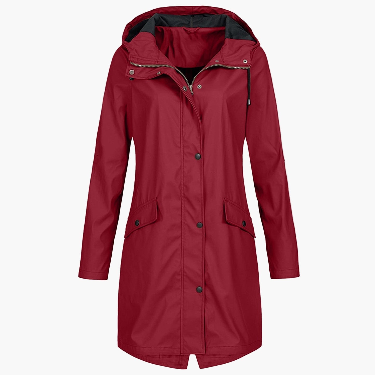 Women's Stylish Windproof Raincoat – Everyday Outdoor Waterproof Jacket
