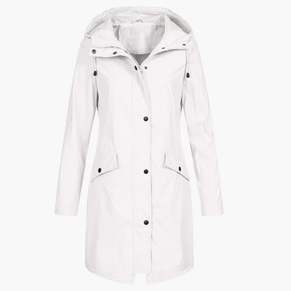 Women's Stylish Windproof Raincoat – Everyday Outdoor Waterproof Jacket