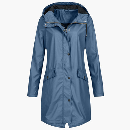 Women's Stylish Windproof Raincoat – Everyday Outdoor Waterproof Jacket