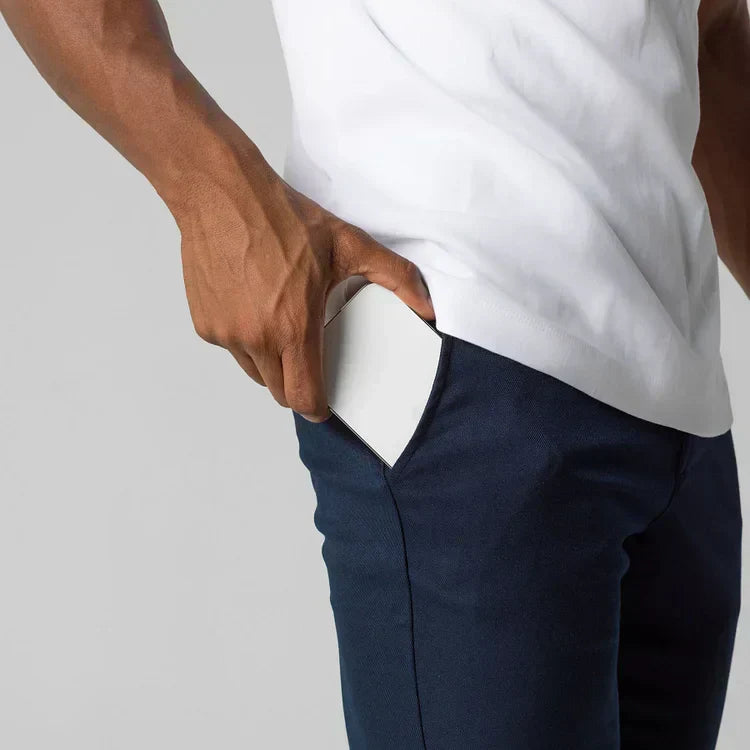 Men's Slim Fit Chino Pants for Versatile Style and Comfort