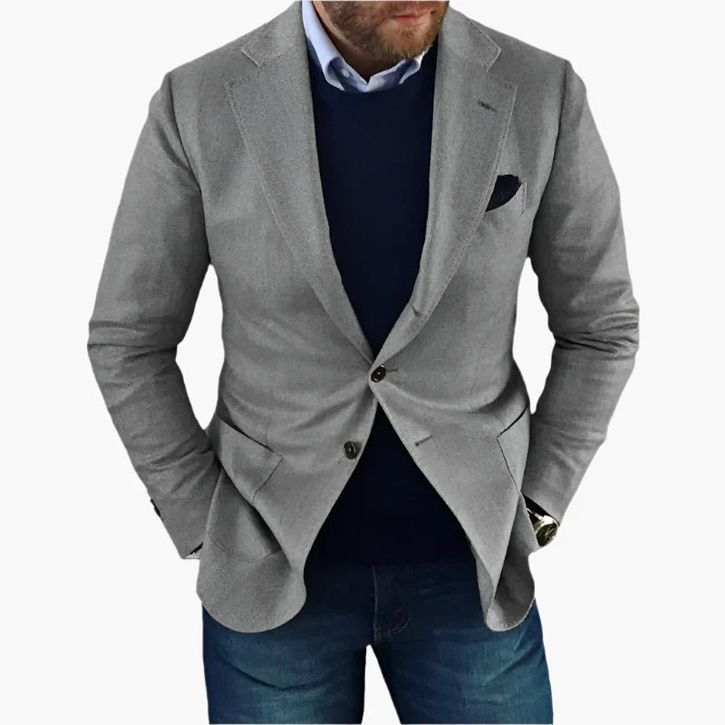 Men's Classic Blazer Timeless Style for Business and Casual Occasions