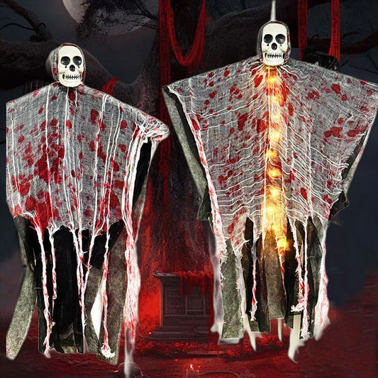 Halloween Luminous Hanging Ghost Skeleton Decoration