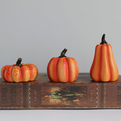 Halloween LED Pumpkin Lantern Decorative Props for Spooky Parties and Trick-or-Treat