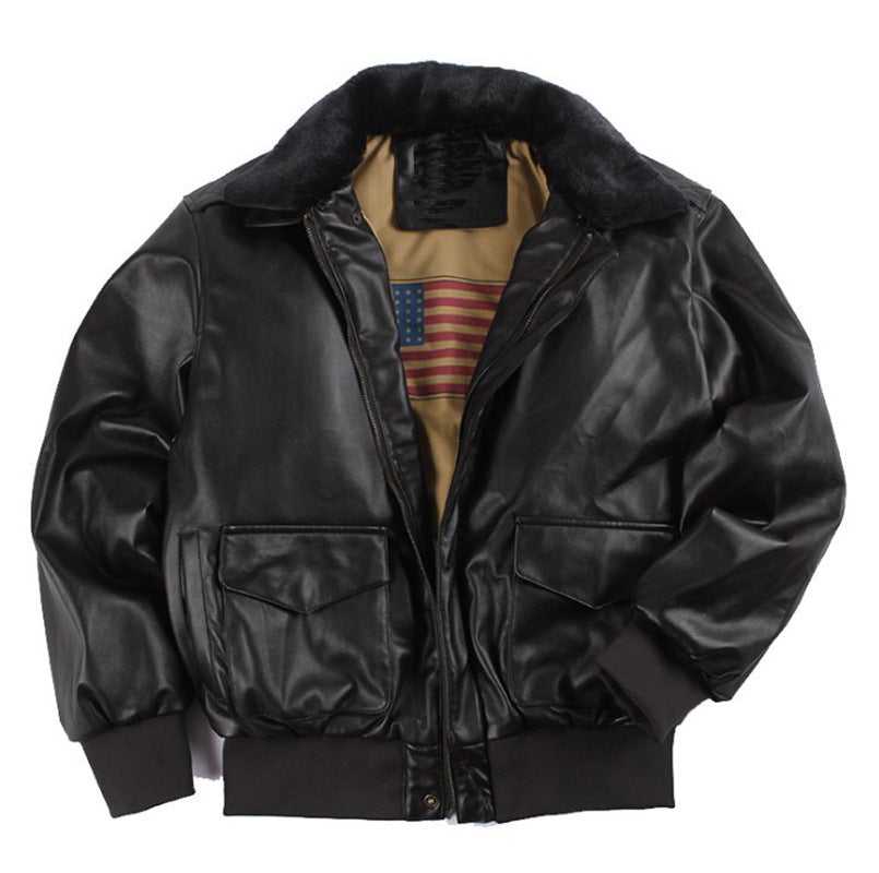 Men’s Classic Bomber Flight Jacket – Vintage Military-Inspired Outerwear