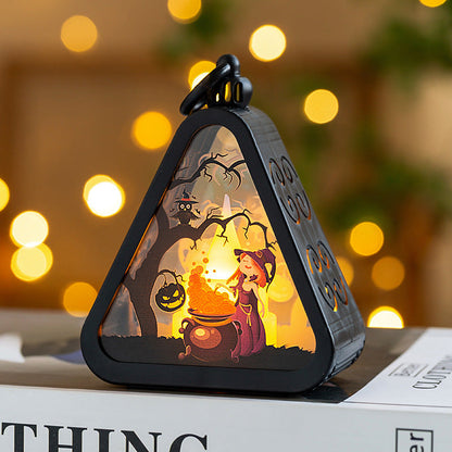 Halloween Tabletop LED Lanterns – Spooky Decorative Lights for Parties and Home Decor