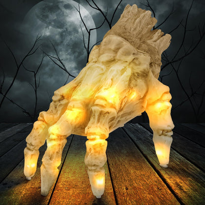 Halloween Glowing Walking Zombie Hand Prop for Spooky Party Decorations